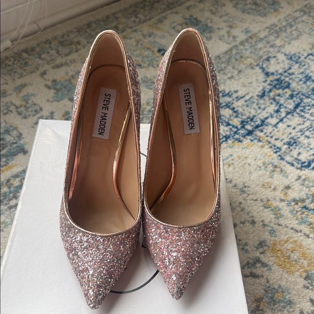 Steve Madden Sparkling Pink Women's Heels